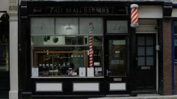 Pall Mall Barbers by artist Mark Wallinger