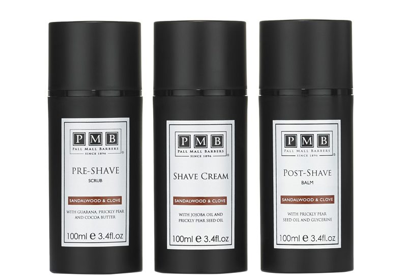 Sandalwood & Clove 3 Step Shaving System | Pall Mall Barbers Best Men Products