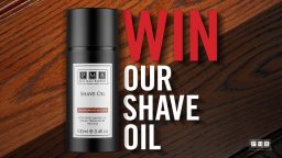 You could win a bottle of our Shave Oil!