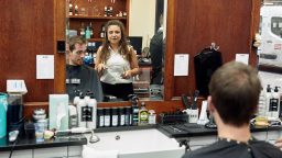 Pall Mall Barbers Pop-up Barbershop at Hugo Boss