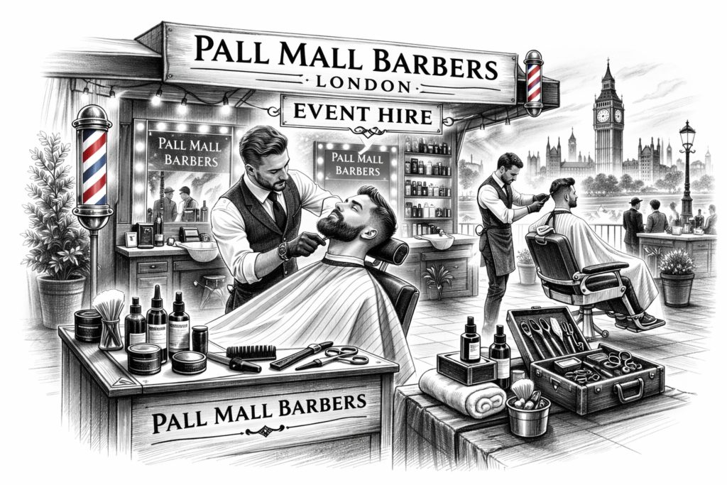 Pall Mall Barbers Event Hire Barber London