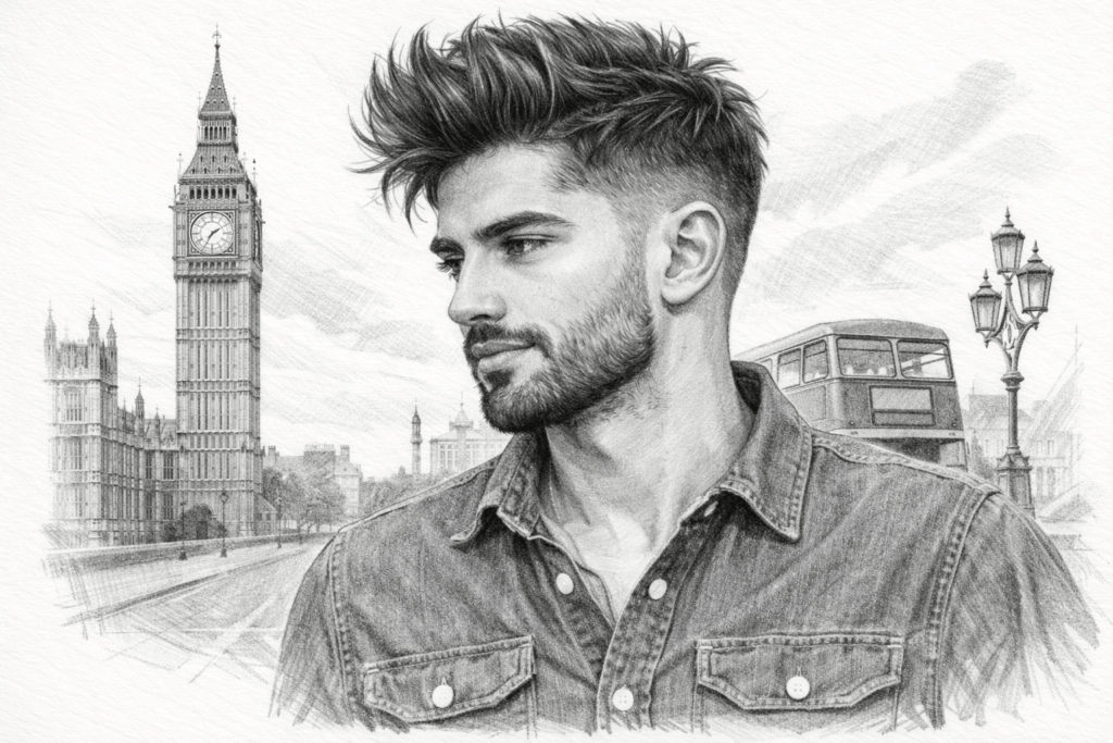 Messy Quiff Haircut (1)