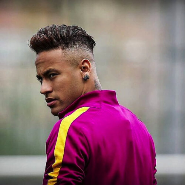 NEYMAR BRA back of the head hairstyle action single image single cut  motif portrait Stock Photo Picture And Rights Managed Image Pic  PAH105730571  agefotostock